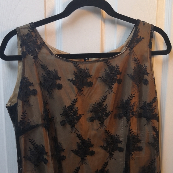 Della Spiga Italy Black Lace Dress, sz 12 - Picture 2 of 9